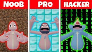 Yeeps NOOB vs. PRO vs. HACKER: BUILD BATTLE in Yeeps Hide And Seek!