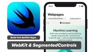 WebKit in SwiftUI with SegmentedControl, WebView, State, UIViewRepresentable, Xcode11 Swift 5 (2019)