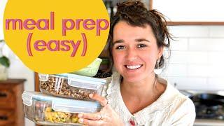 EASY NUTRIENT DENSE MEAL PREP// how to get into your kitchen flow