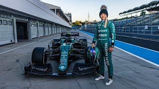 Jessica Hawkins completes debut F1 test with AMF1 Team