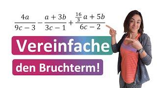 Matheklausur an der FH | Bruchterme vereinfachen