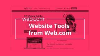 Build Your Online Presence with Website Tools from Web.com