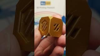 Пластик PETG Metal red gold ALL3DP #plasticity3d #3dfilament #filament #plastic #3dprinting