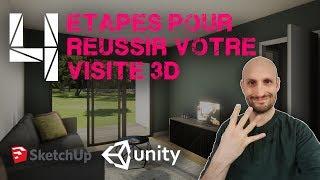 Comment créer une visite virtuelle 3D avec Unity et SketchUp en 4 étapes !