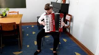 Кузьмич Мария, русская народная песня "Пасла девка лебедей"