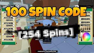 (100 SPIN CODE) SHINDO LIFE/SHINOBI LIFE 2 CODE!