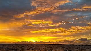 Sunset hours in Phu Quoc, Vietnam| ASMR | Sea Waves | Sleep Music| Calm sea| Beautiful sunset|