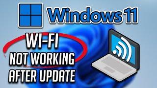 Fix WiFi Not Working After Windows Update in Windows 11/10 [2024 Tutorial]