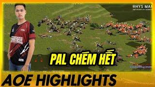 Pal của Chim Sẻ 1 mình đấu 2 trong thời điểm đầu | AoE Highlights #aoe