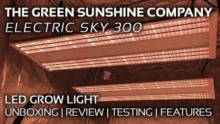 Electric Sky ES300 LED Grow Light Unboxing, Review, PAR Testing