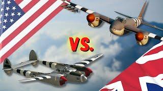 P 38 Lightning VS De Haviland Mosquito - Which Would You Want To Fight WW2  In?