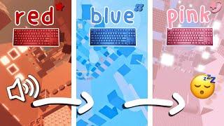 (asmr roblox ) I SWITCH KEYBOARDS EVERY COLOR..