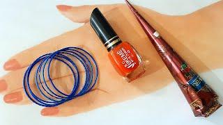 Simple Mehendi Tricks Nailpaint  Short