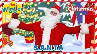 S.A.N.T.A  Kids Christmas Carol  Santa Nursery Rhyme for Toddlers  The Wiggles