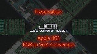 Apple IIGS RGB to VGA Conversion