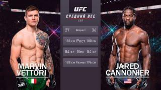 UFC Vegas 75: Марвин Веттори vs Джаред Каннонир | Marvin Vettori vs Jared Cannonier