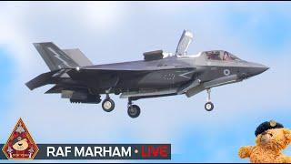 LIVE BUSY STEALTH 5TH GEN F-35B ACTION 809 NAVAL AIR SQN, 617 & 207 SQUADRON • RAF MARHAM 17.12.24