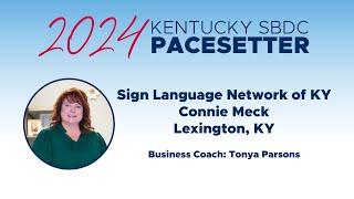 Sign Language Network of KY – 2024 Kentucky SBDC Pacesetter Award