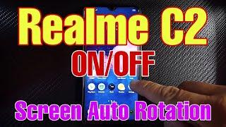 How to Enable/Disable Screen Auto Rotation on Realme C2 | Reame Tips & Tricks