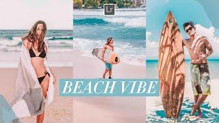 BEACH VIBE PRESET Lightroom Mobile Tutorial Free DNG | ReinaMarie Presets