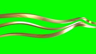 Free golden wires green screen element for graphics 2