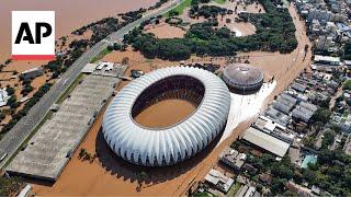 Aerial video show devastation of deadly Brazil floods