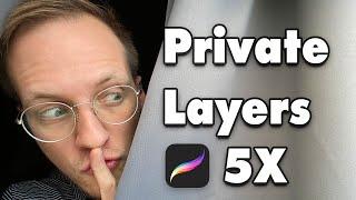 Master Private Layers in Procreate