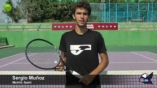 Sergio Muñoz - College tennis recruiting video Fall 2022