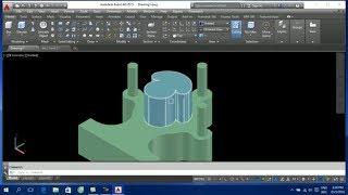 Dạy vẽ AutoCAD 3D cơ bản - bài 1 thực hành vẽ AutoCAD 3D hình khối cơ bản