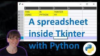 Table widget for Tkinter Python GUI ! - - TkinterTable - -