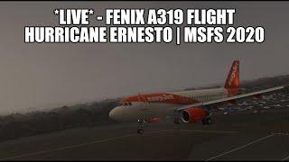  LIVE: Fenix A319 Flight (Hurricane Ernesto) - Glasgow to Southampton | Easyjet Real Ops