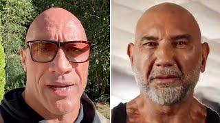 The Rock REACTS To Dave Bautista Roasting Donald Trump