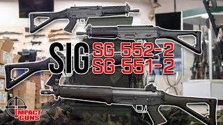 Sig SG 552-2 Commando & 551-2 Machine Guns