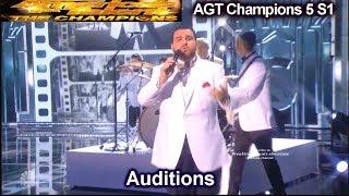 Sal Valentinetti Mack The Knife SIMON STAR STRUCK Audition | America's Got Talent Champions 5 AGT