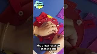 Buttoning activity to enhance fine motor skills for children!! #breakfreesolutions #shorts