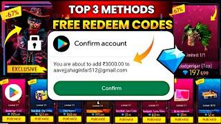 Top 3 - Free Redeem Code App 2024 | Google Play Redeem Code App | Free Redeem Code |Redeem Code