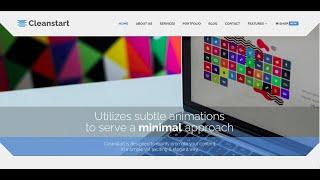 Cleanstart - Corporate Business WordPress Theme | Minimal Clean Design Theme