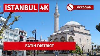Lockdown Walking Tour In Istanbul Around Fatih ,Sultanahmet |14 May 2021