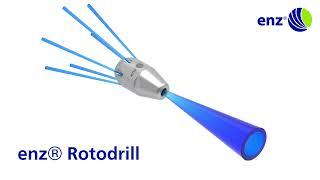 enz® Rotodrill - The sewer cleaning nozzle with the rotating front jet