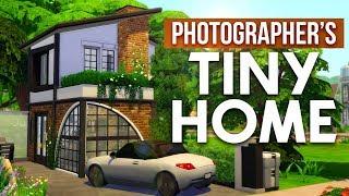 PHOTOGRAPHER'S TINY HOME // Sims 4 Speed Build