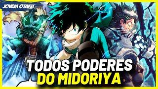 TODOS OS PODERES E INDIVIDUALIDADES DE MIDORIYA EM BOKU NO HERO | MY HERO ACADEMIA