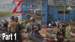 World War Z - Walkthrough Part 1 No Commentary New York: Descent [HD 1080P]