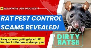EXPOSED! 9 ways rat PEST CONTROL and rat DRAINAGE "experts" RIP YOU OFF! (Number 4 blows my mind!)