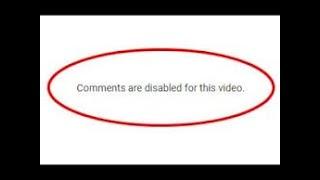 youtube comments disabled from youtube how can you fix it