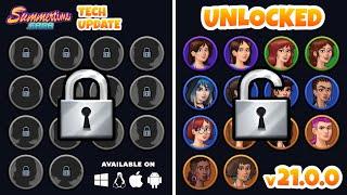 How to Unlock All Characters in Summertime Saga 21.0.0 New Update (Latest Version)