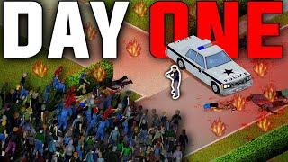 This Mod Makes DAY ONE of ZOMBOID Into Pure CHAOS (Day One Mod)