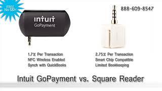 Intuit GoPayment vs  Square Free Credit Card Reader for iOS and Android