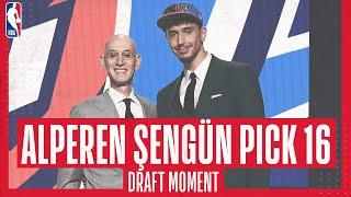 ALPEREN ŞENGÜN DRAFTED 16TH!!!   | Full draft moment as Şengün is selected by OKC