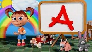 ABC Song 3D | Family Sing Along - Muffin Songs