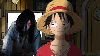 Luffy met the ghost Sadako | one piece horror episode #onepiece #trending